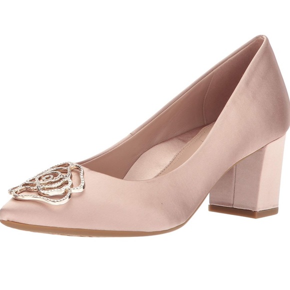 Taryn Rose Shoes - Taryn Rose Maci Crystal Satin Pumps